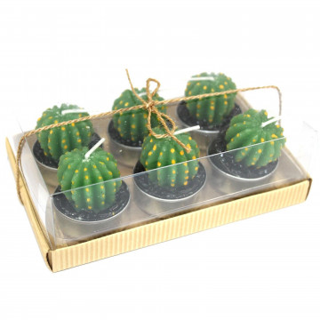 set de 6 velas Cactus...