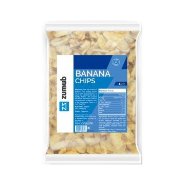 Zumub Banana Chips 500g