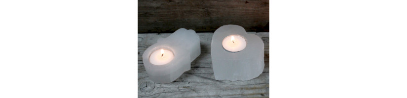 Castiçais de Selenita